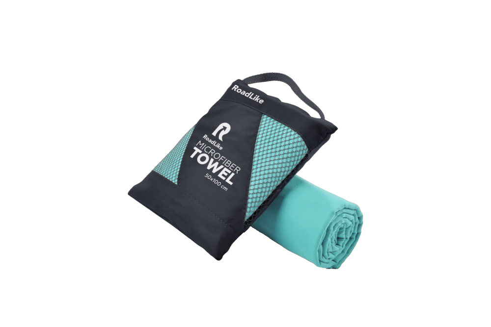 Полотенце спортивное охлаждающее RoadLike Travel 50*100 см мятный