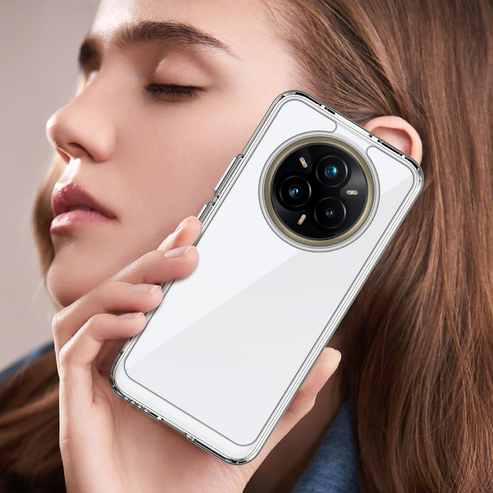 Усиленный защитный чехол прозрачный для Realme 14 Pro+ Плюс