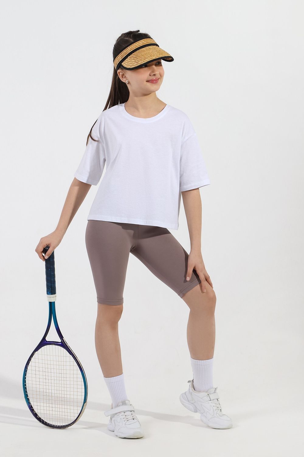 Бриджи для девочки №5 Виотекс КАПУЧИНО