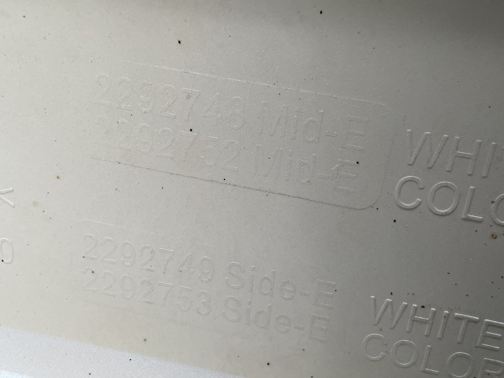 Комплект спойлеров шасси 2023г