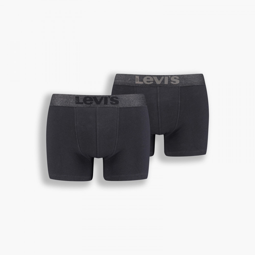 Трусы мужские ( набор 2 шт. ) LEVI'S MELANGE WB BOXER BRIEF ORGANIC CO 2P