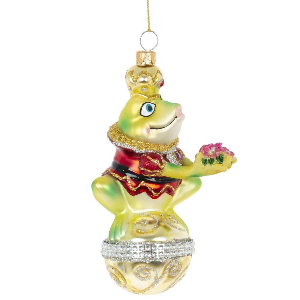 GAEM Украшение новогоднее "Лягушка", L7 W6 H14 см