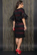 Платье Звездное волшебство (черно-красное) П11698 LT Collection