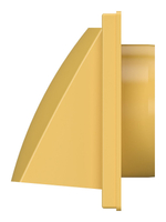 Выход стенной КФВ фланец D100 обр.клапан 150x150 ASA Beige ERA