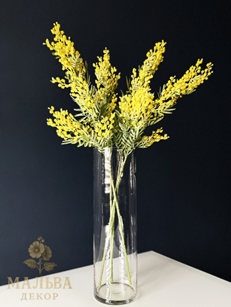 Мимоза искусственный цветок 75 см