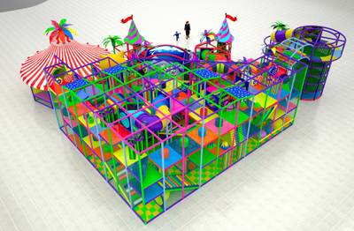 Детский игровой лабиринт «Цирковая Страна Чудес»