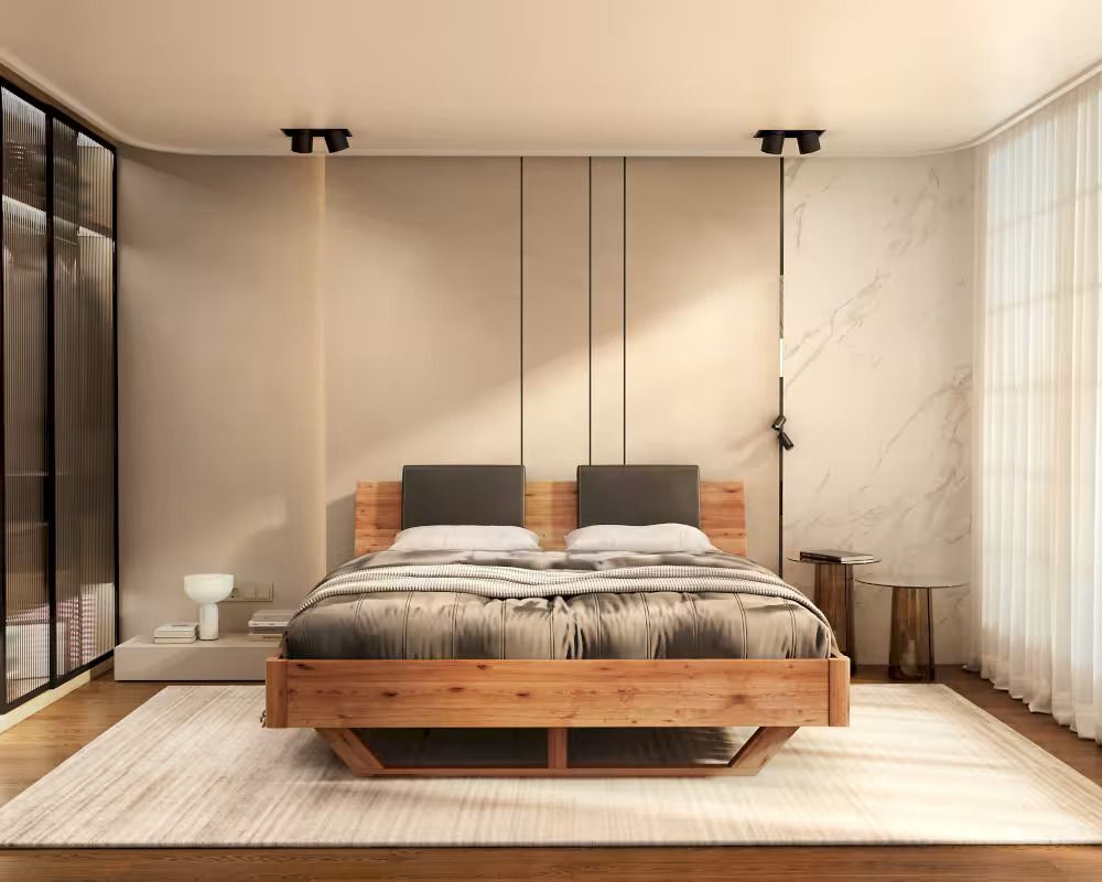 Набор подушек для изголовья кровати 43x52 см из экокожи, 2 шт