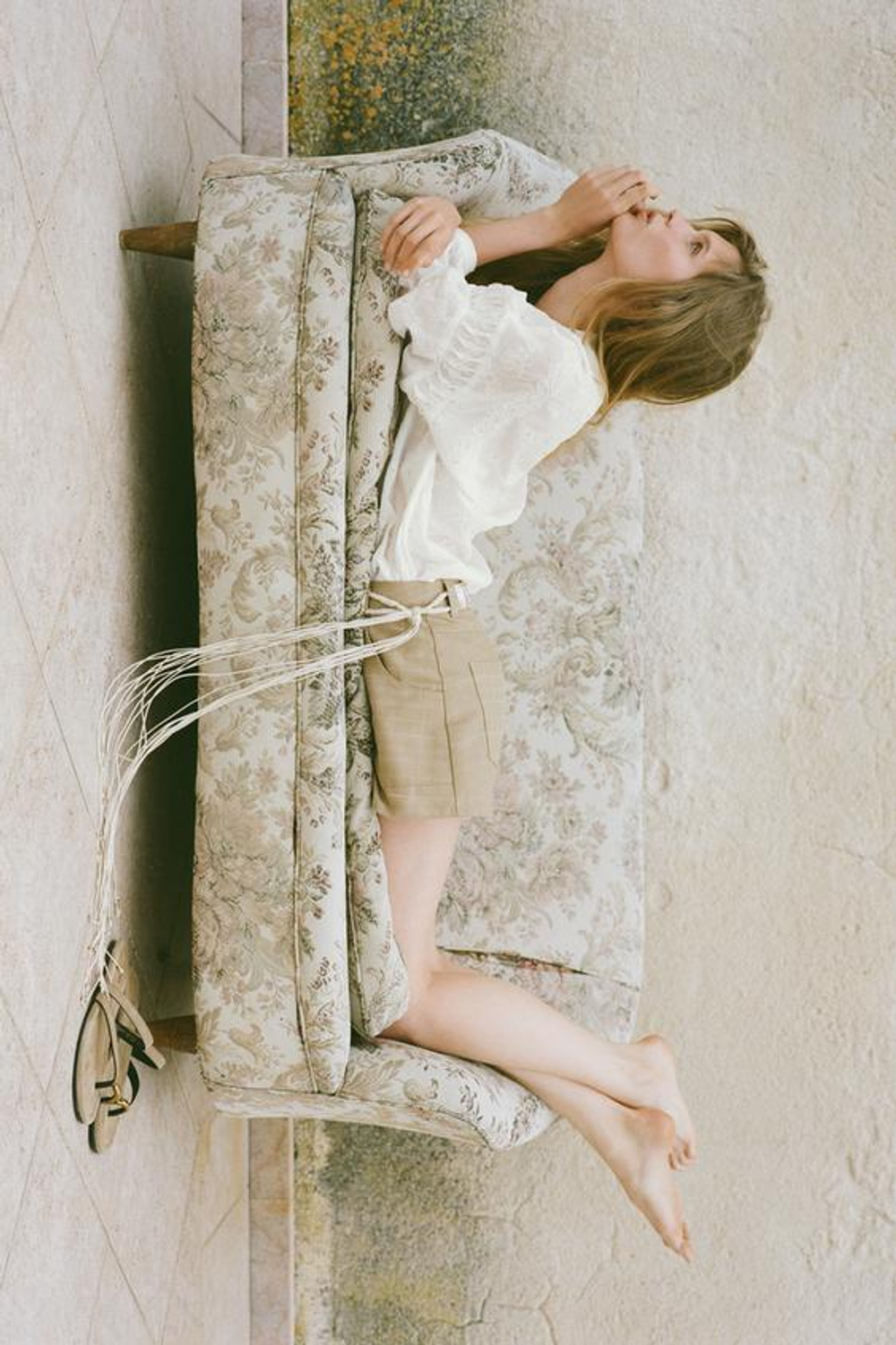 ZARA ЮБКА-ШОРТЫ В КЛЕТКУ, МЯГКИЙ КАШТАНОВЫЙ