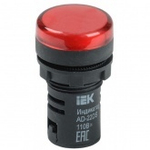 Лампа ИЭК AD22DS(LED)матрица d22мм красный 24В AC/DC BLS10-ADDS-024-K04