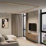 Brass Line Шинопровод накладной латунь 2м 85227/00