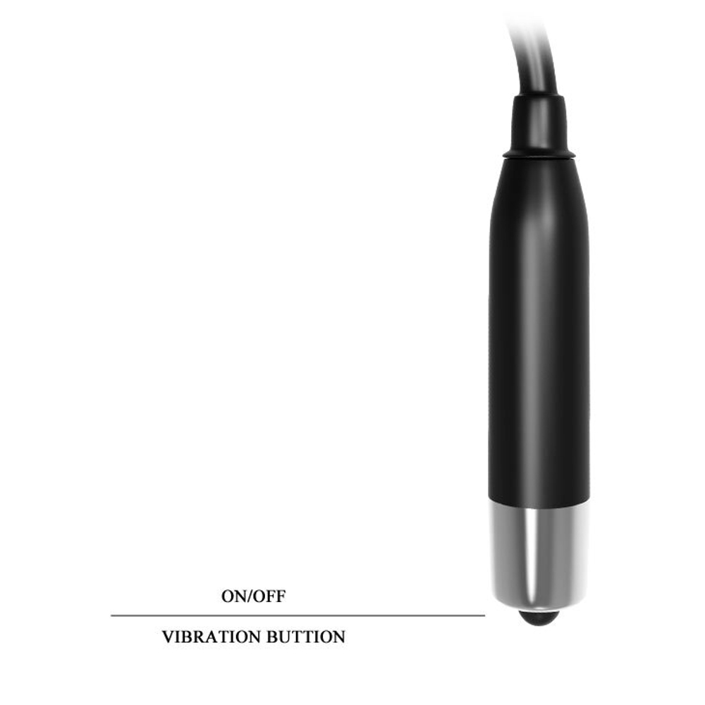 Вибратор для точечной стимуляции Baile BI-040017A, 21 см, 4 насадки