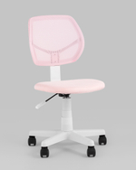 Кресло компьютерное детское ЛОЛО розовый пластик белый