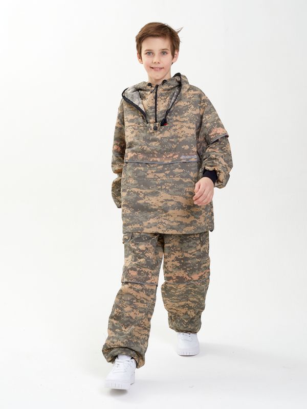 Костюм летний Антигнус-Детский ткань Сорочка цвет 128/2 (светлый пиксель)