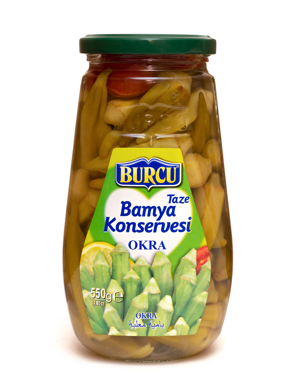 Плоды окры консервированные "Burcu" 550 гр