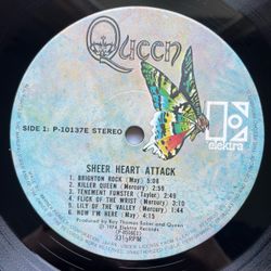 Винтажная виниловая пластинка LP Queen Sheer Heart Attack (Япония 1975) (Без Оби)