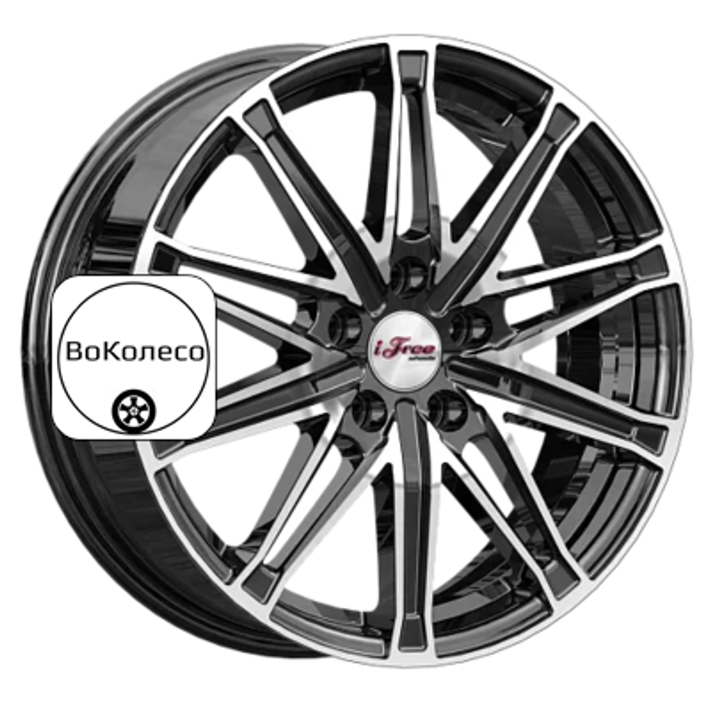 6,5x17/5x114,3 ET37 D66,6 Виар (КС1065) Блэк Джек iFree