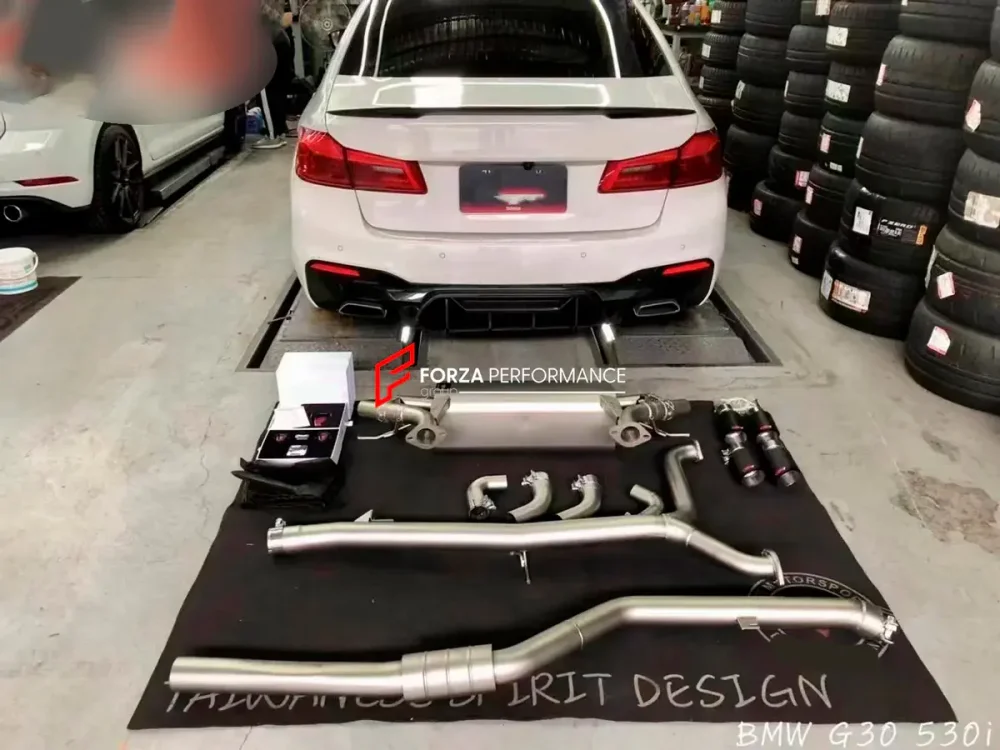 Спортивная выхлопная система с заслонками для BMW 5 Series 530i G30 2.0T 2016-2020 БМВ