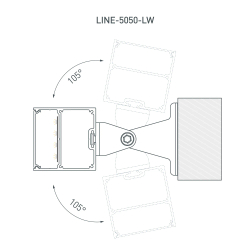 Профиль SL-LINE-5050-LW-3000 WHITE (Arlight, Алюминий) 043978(1)