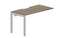 стол Polo 1380х680х750мм (с эргономичным вырезом) - приставной элемент