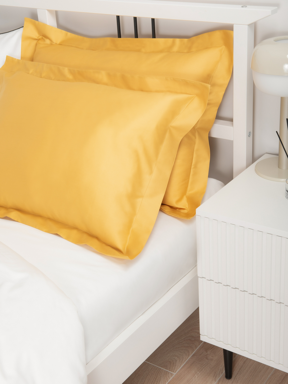 SERENITY 2 наволочки, сатин желтый