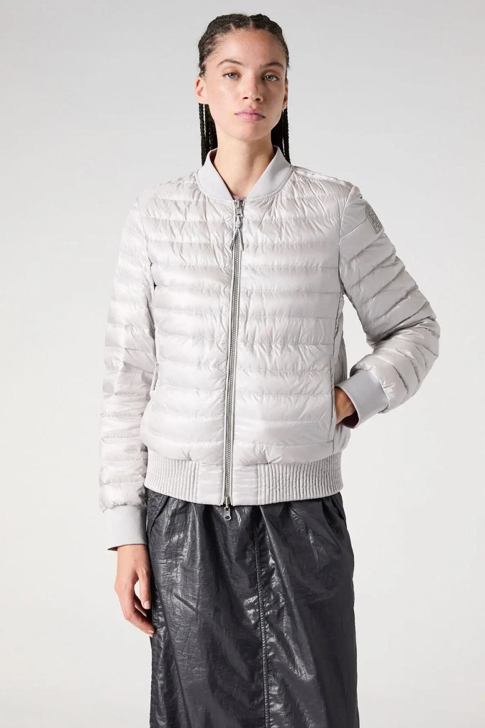 Куртка жен. двусторонняя Parajumpers LEILA REVERSO R032 розовый/серебро