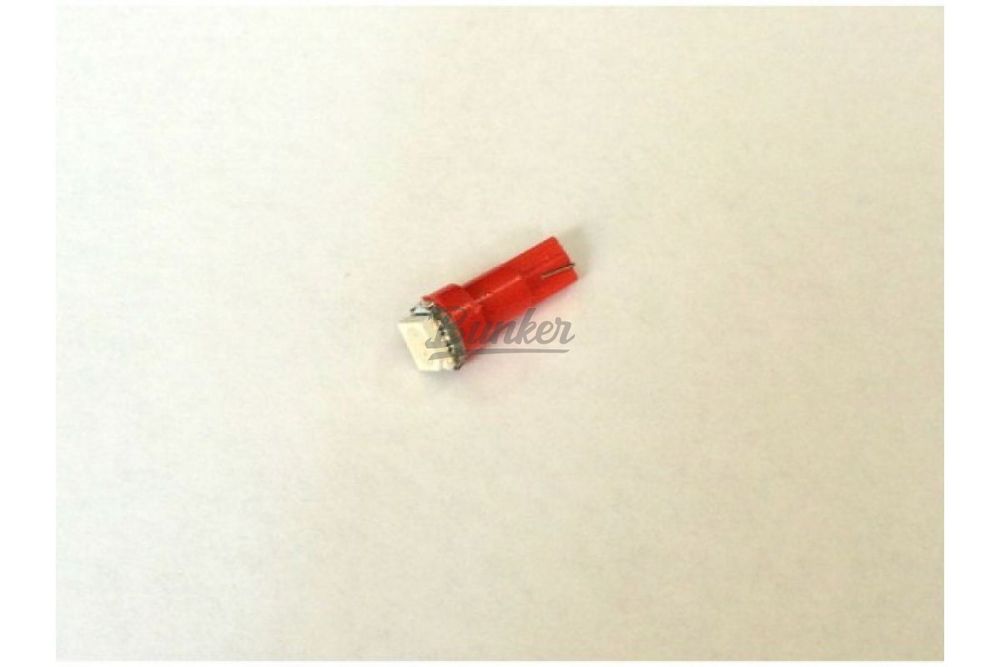 Светодиод T5-1SMD-5050 красный 12V, (шт.)