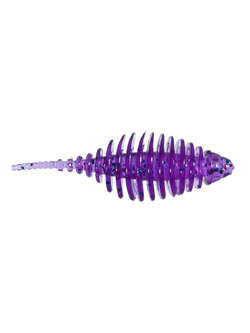 Приманка ZUB-POLLYWOG 40мм-12шт, (цвет 610) фиолетовый с блестками