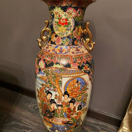 Винтаж: Ваза в стиле шинуазри