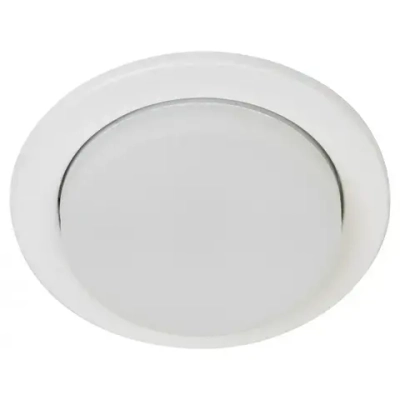 Светильник потолочный встраиваемый точечный ЭРА KL70 WH /1 декоративный на кухню, в детскую комнату, в спальню, в коридор, в прихожую / Спот потолочный Gx53 тонкий, 220V, 13W, белый