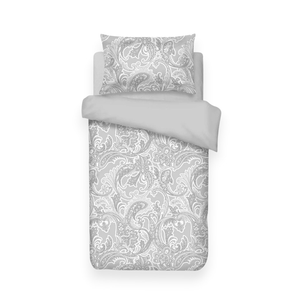 Комплект из сатина ПЕРСЕЯ наволочка + пододеяльник 1,5-сп | восточный принт