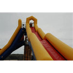 Надувная водная горка для вышки (опоры) «Стрела PRO» с одной ступенью 13*2.5*5 м