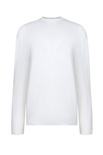 Тонкий трикотажный лонгслив с шерстью