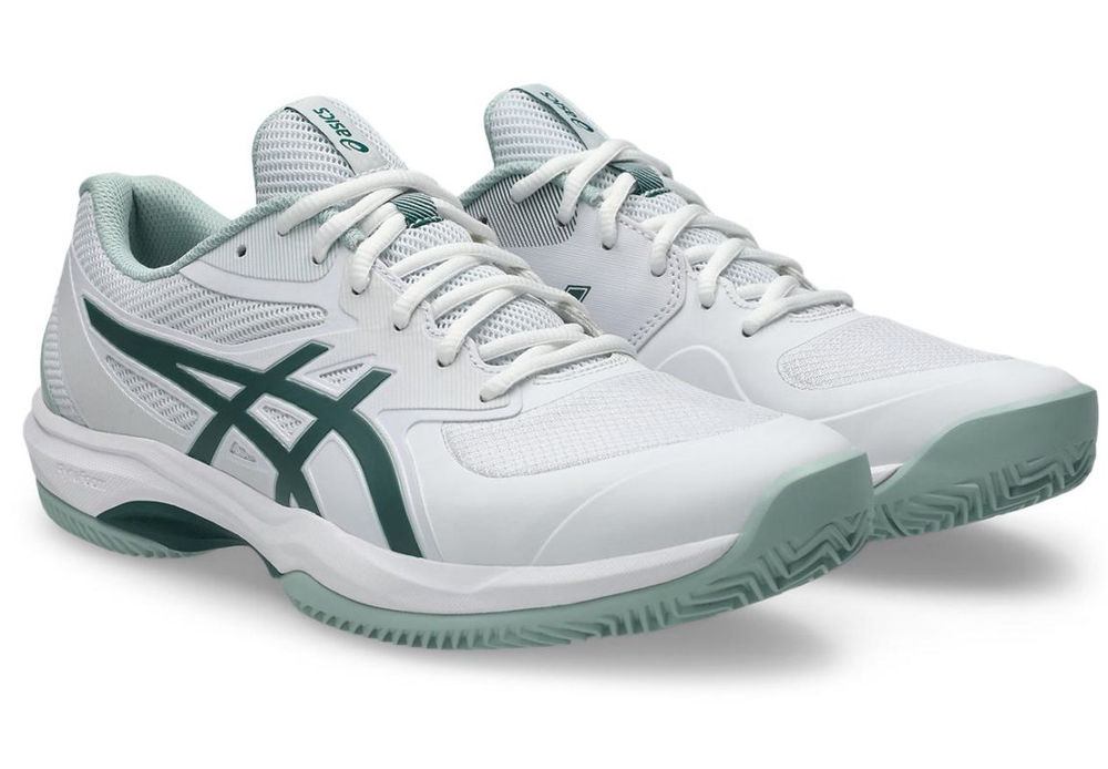 Теннисные кроссовки Asics Game FF Clay/OC - white/dark neptune