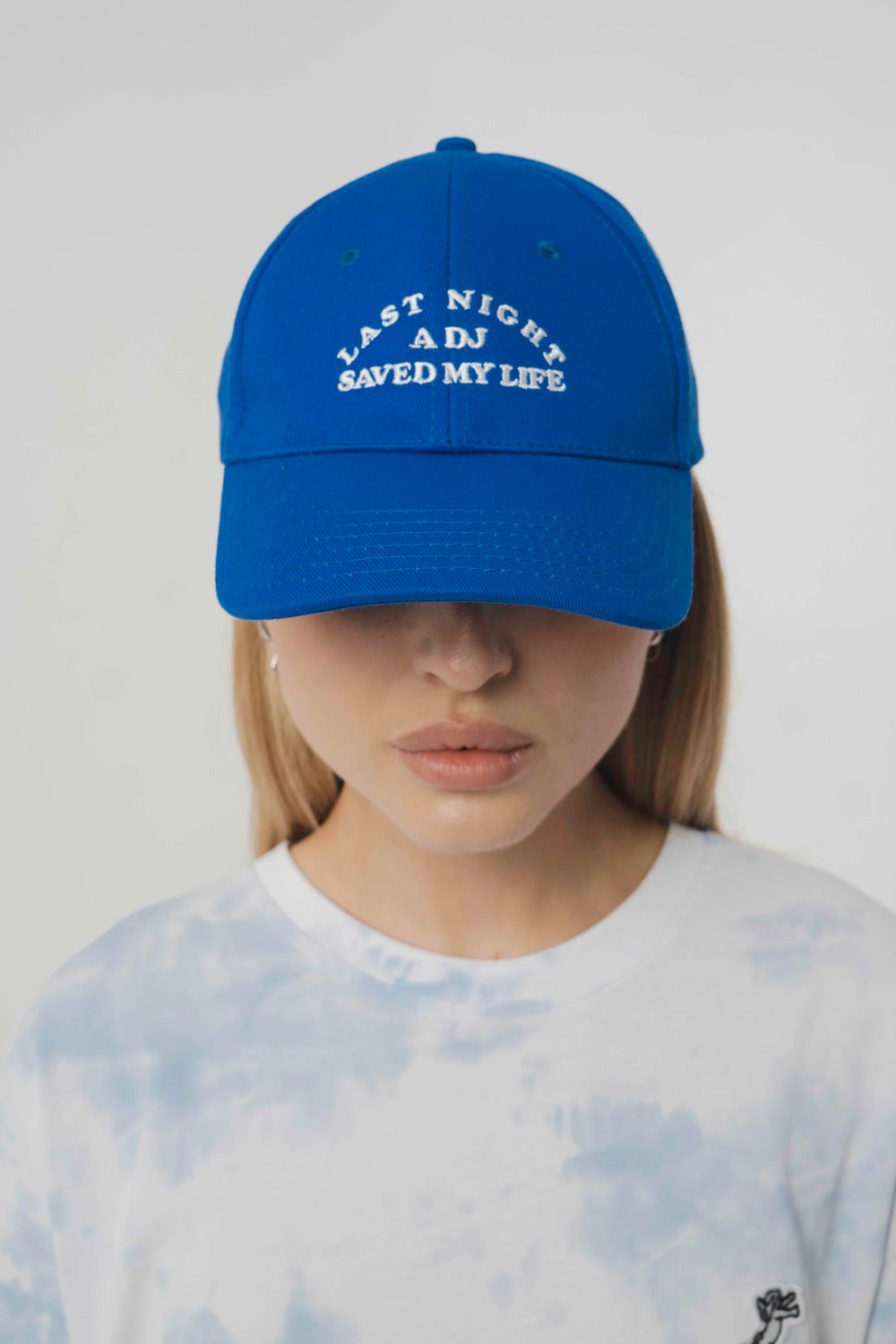 Кепка "Last Night DJ" Синяя