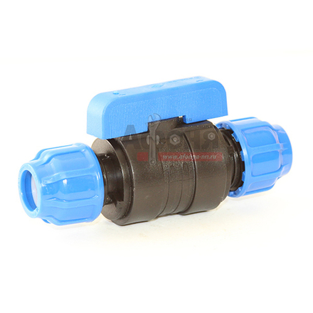 Кран шаровой обжим - обжим. 32 - 32 POELSAN