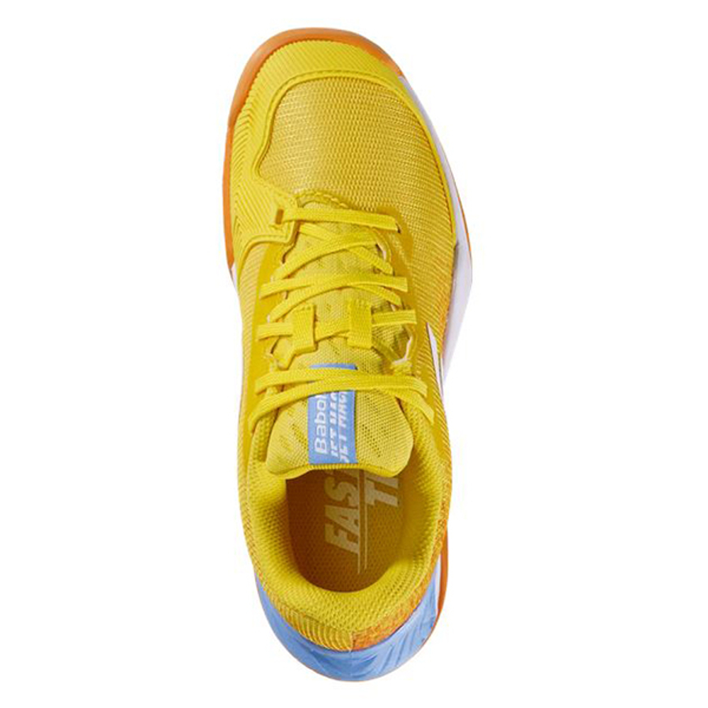Детские теннисные кроссовки Babolat Jet Mach 3 All Court Yellow