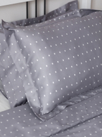 ODA 2 наволочки, сатин серый в точку