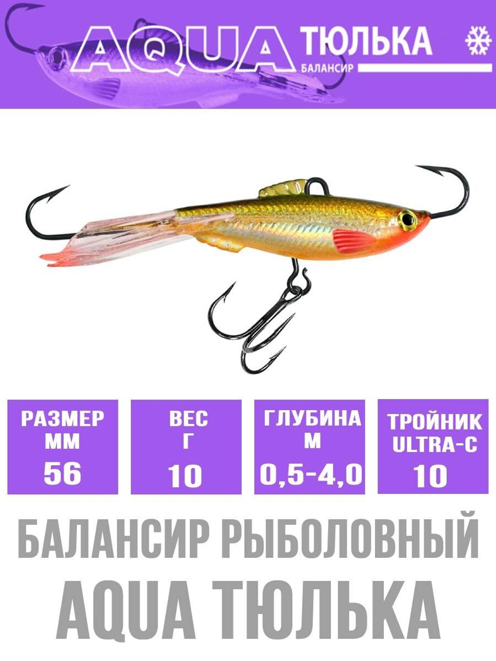 Балансир для рыбалки AQUA ТЮЛЬКА