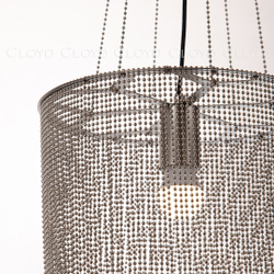 Подвесной светильник Cloyd ONASSIS P1 / Ø28 см - никель сатин (арт.11476)