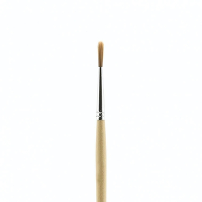 Кисть Синтетика круглая №1 "Школьник" (Альбатрос)