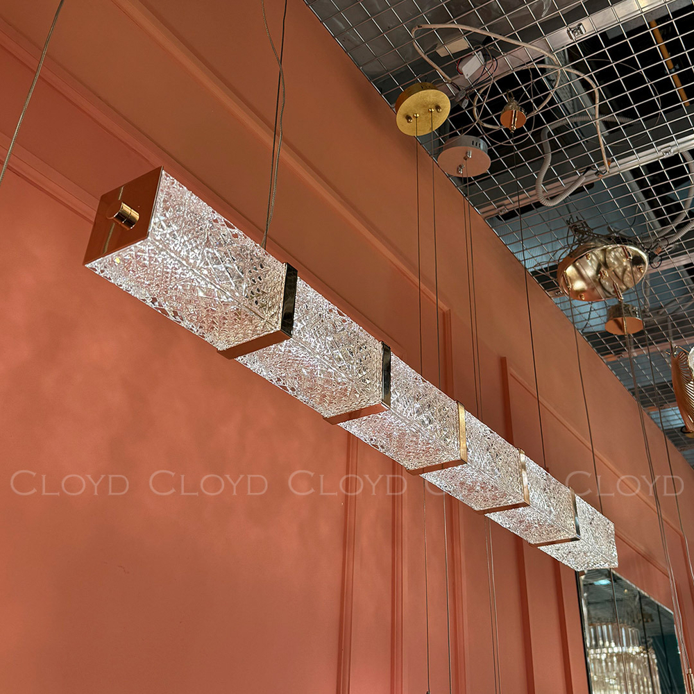 Подвесной светильник Cloyd PROMENADE P1 / шир. 110 см - золото (арт.11527)