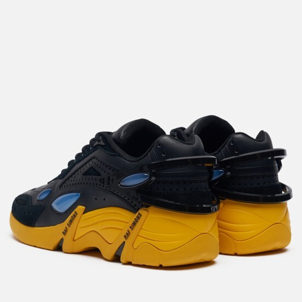 RAF SIMONS RUNNER RAF SIMONS-CYLON-21 SUEDE КРОССОВКИ ЧЕРНЫЕ