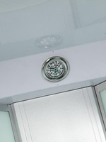 Душевая кабина WeltWasser  WW500 WERRA 804 80х80 см,  прозрачное стекло, поддон низкий, крыша, гидромассаж
