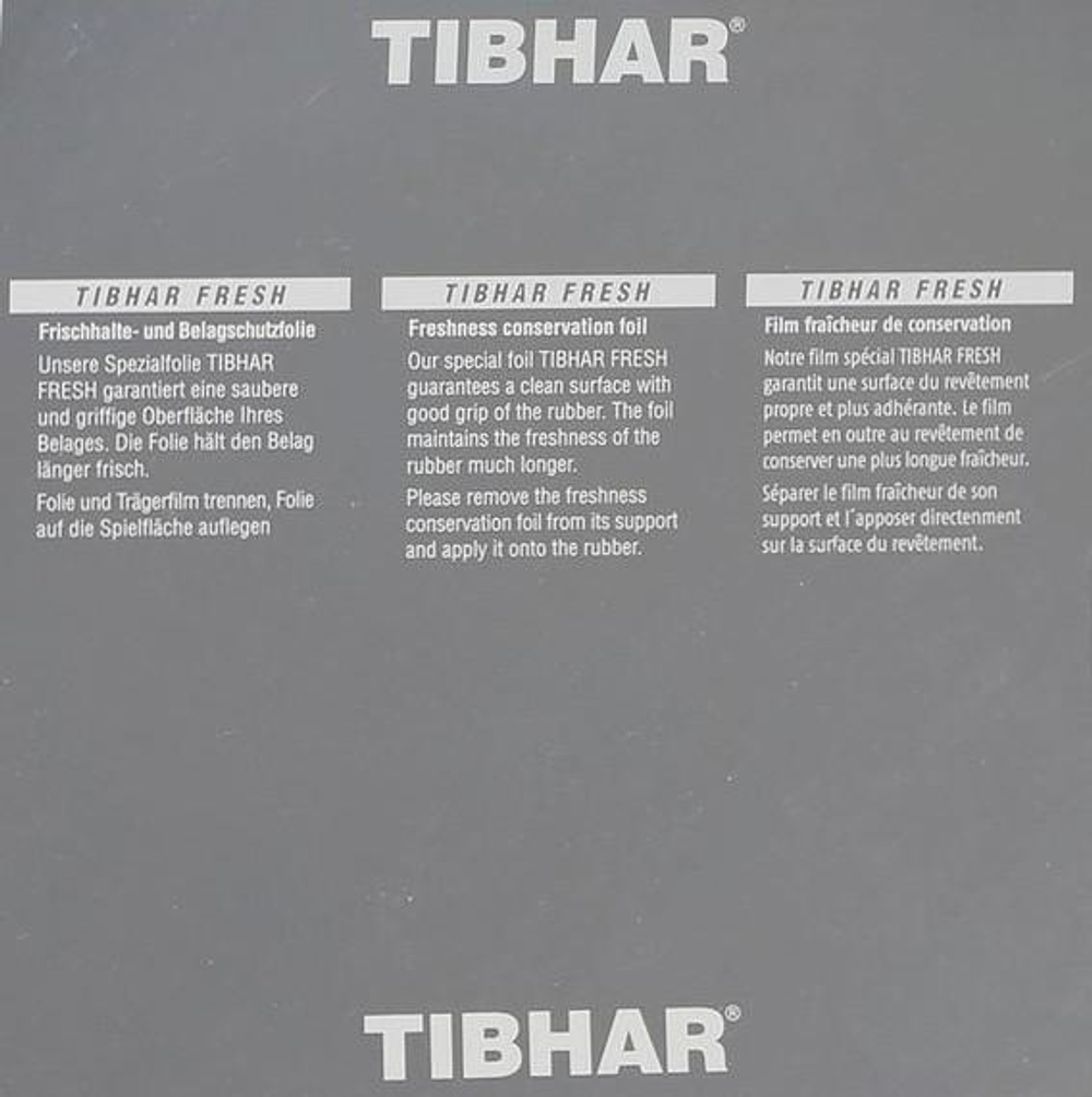 Tibhar Rubber Protection Sheet Fresh (pair)
