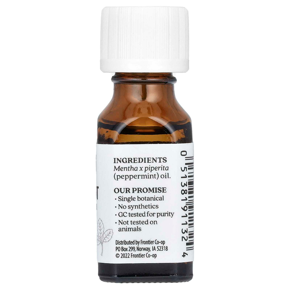 Aura Cacia, Pure Essential Oil, Peppermint, .5 fl oz (15 ml)