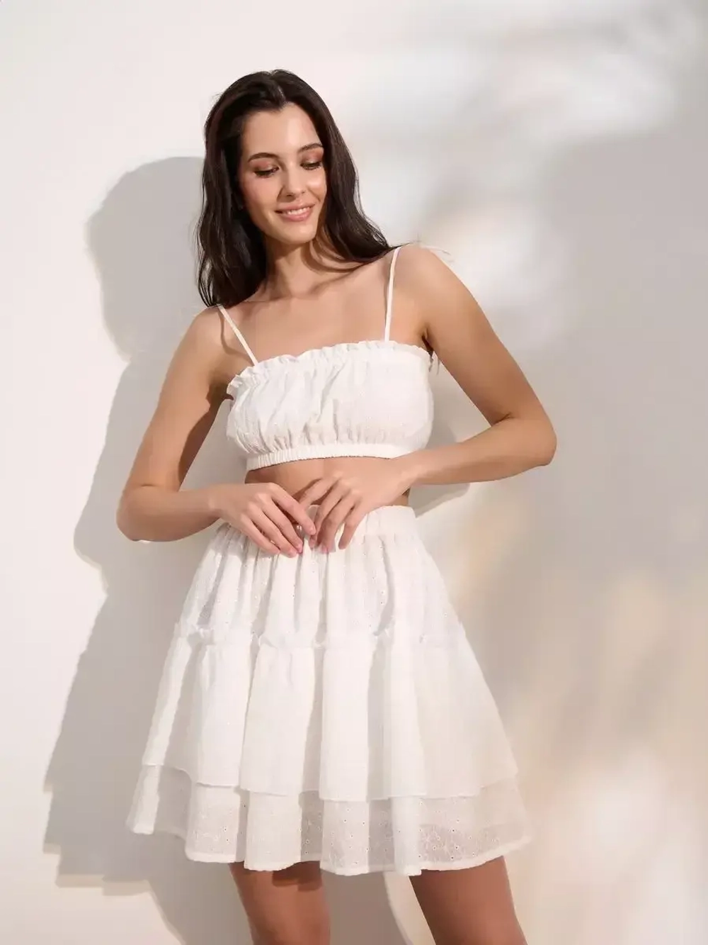 Юбка из шитья на резинке