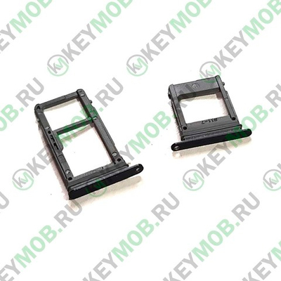 Контейнер SIM для телефона Samsung A5 2017 (SM-A520F), Черный