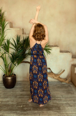 Длинное домашнее платье Gera (Размер: S) (Цвет: разноцветный)