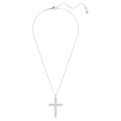 INSIGNE:PEND CROSS_ANGELIC WHI/RHS