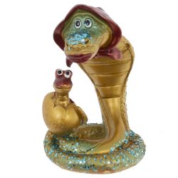 GAEM Фигурка декоративная "Змейка", L6,5 W7 H9,5 см, 3в.